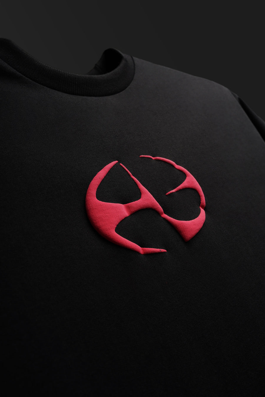 Vasuki Oversized Unisex T-shirt in Black