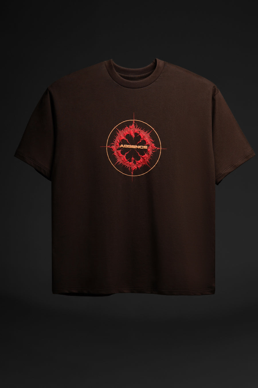 Deer Oversized Unisex T-shirt in Brown