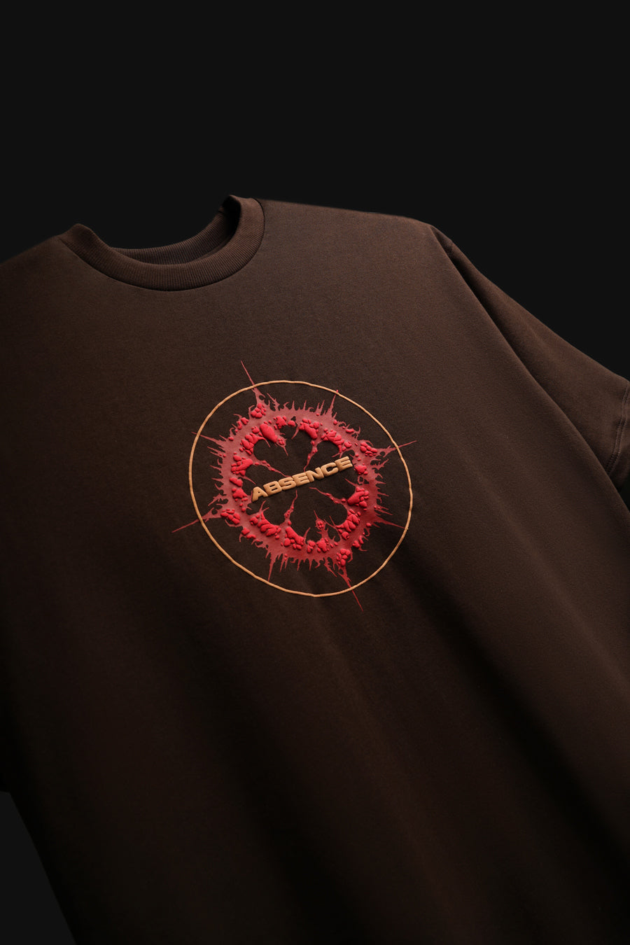 Deer Oversized Unisex T-shirt in Brown